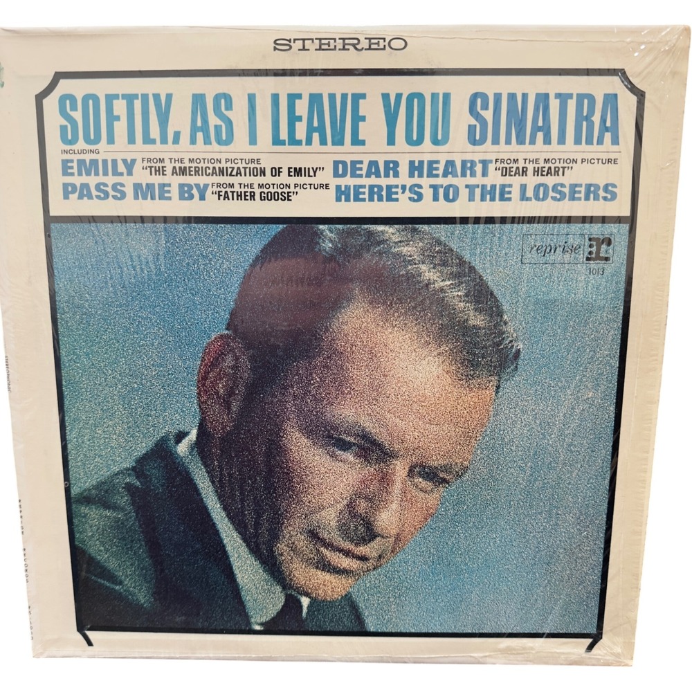 Frank Sinatra Softly‎ As I Leave You Vinyl LP Reprise FS-1013 Stereo 1964 Record